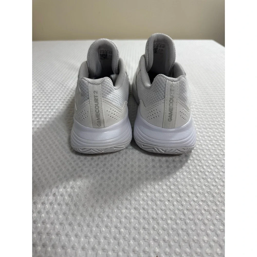 Adidas Tennis Shoes Womens 7 Gamecourt 2 White Silver EUC HQ8476